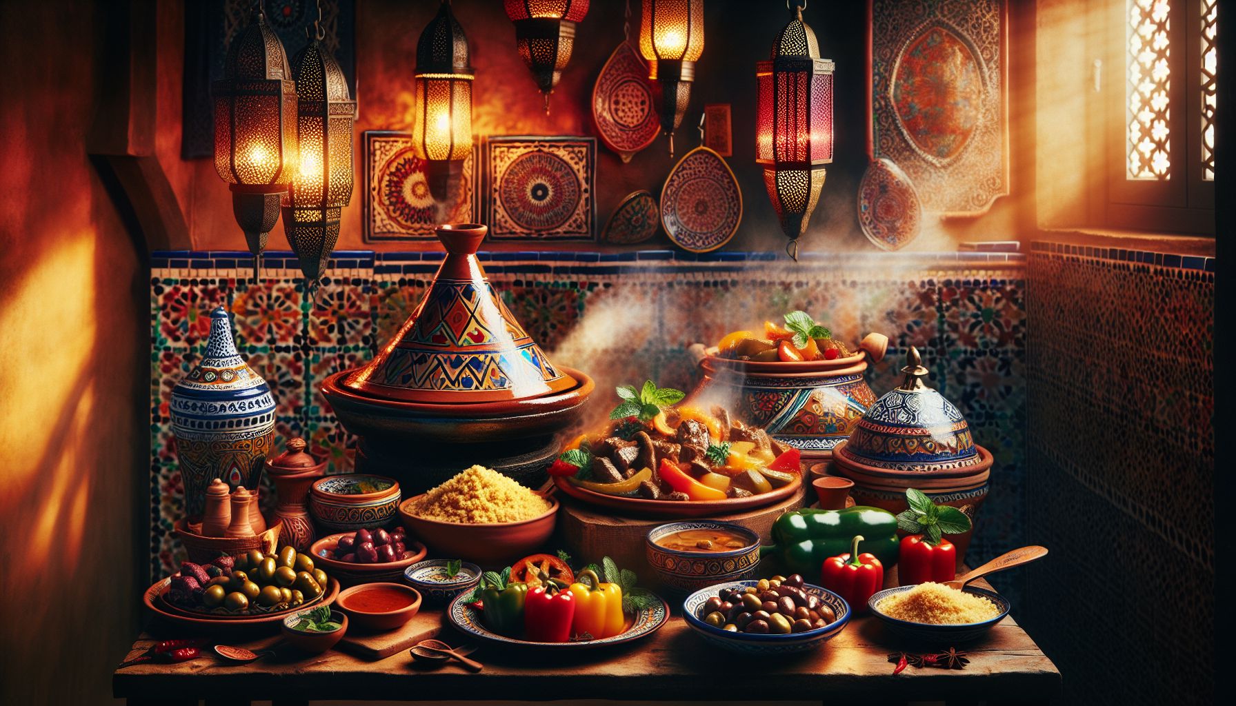 #Mausteinen matka Marokon keittiöön
